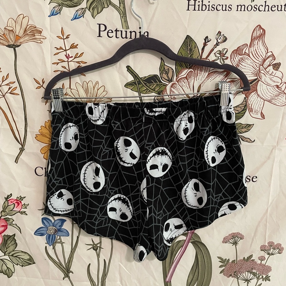 Disney Black and White Kids Shorts with Fun Pattern